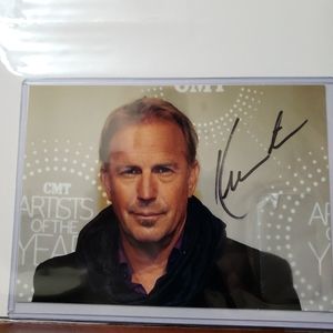 Autographed CMT AWARD PHOTO